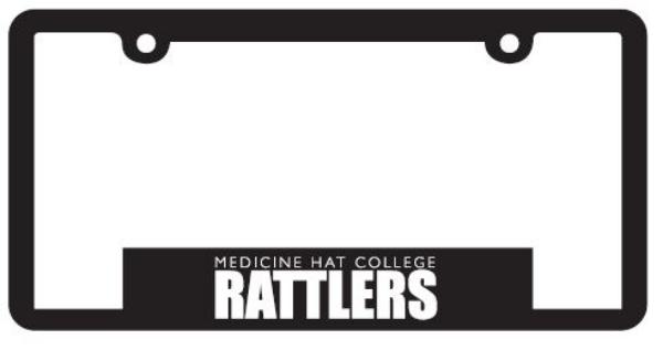 88800010229 License Plate Frame Rattlers