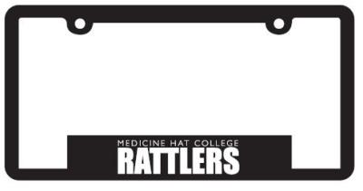 License Plate Frame Rattlers