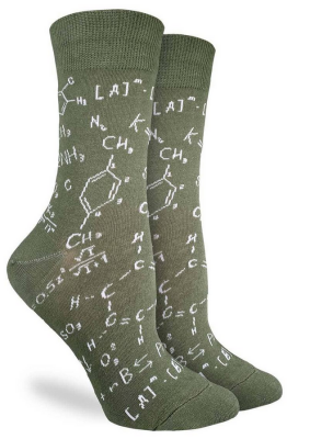 Sock Womens Chemistry Formulas